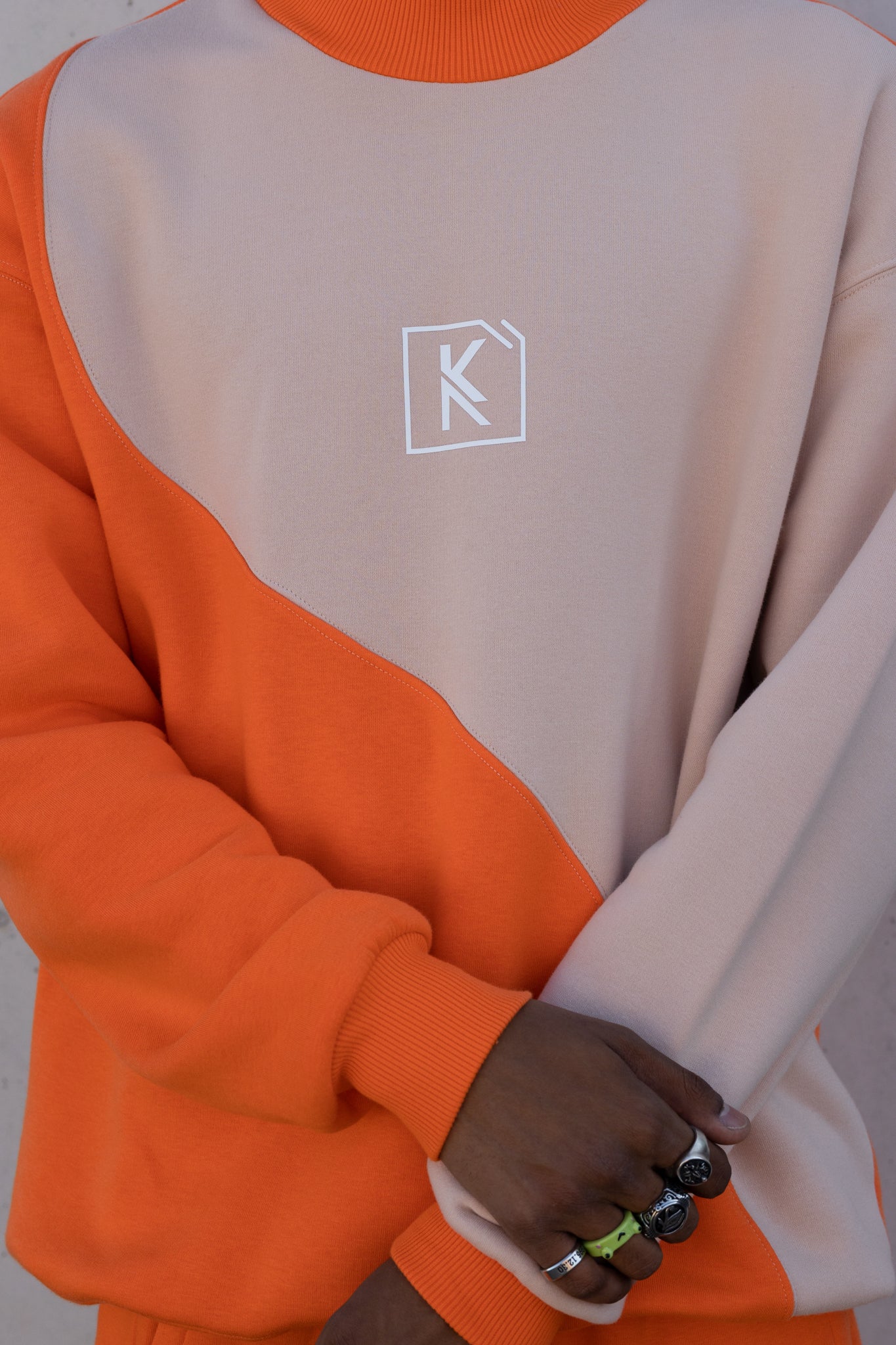 Duo Oversized Sweatshirt GLOW MAN