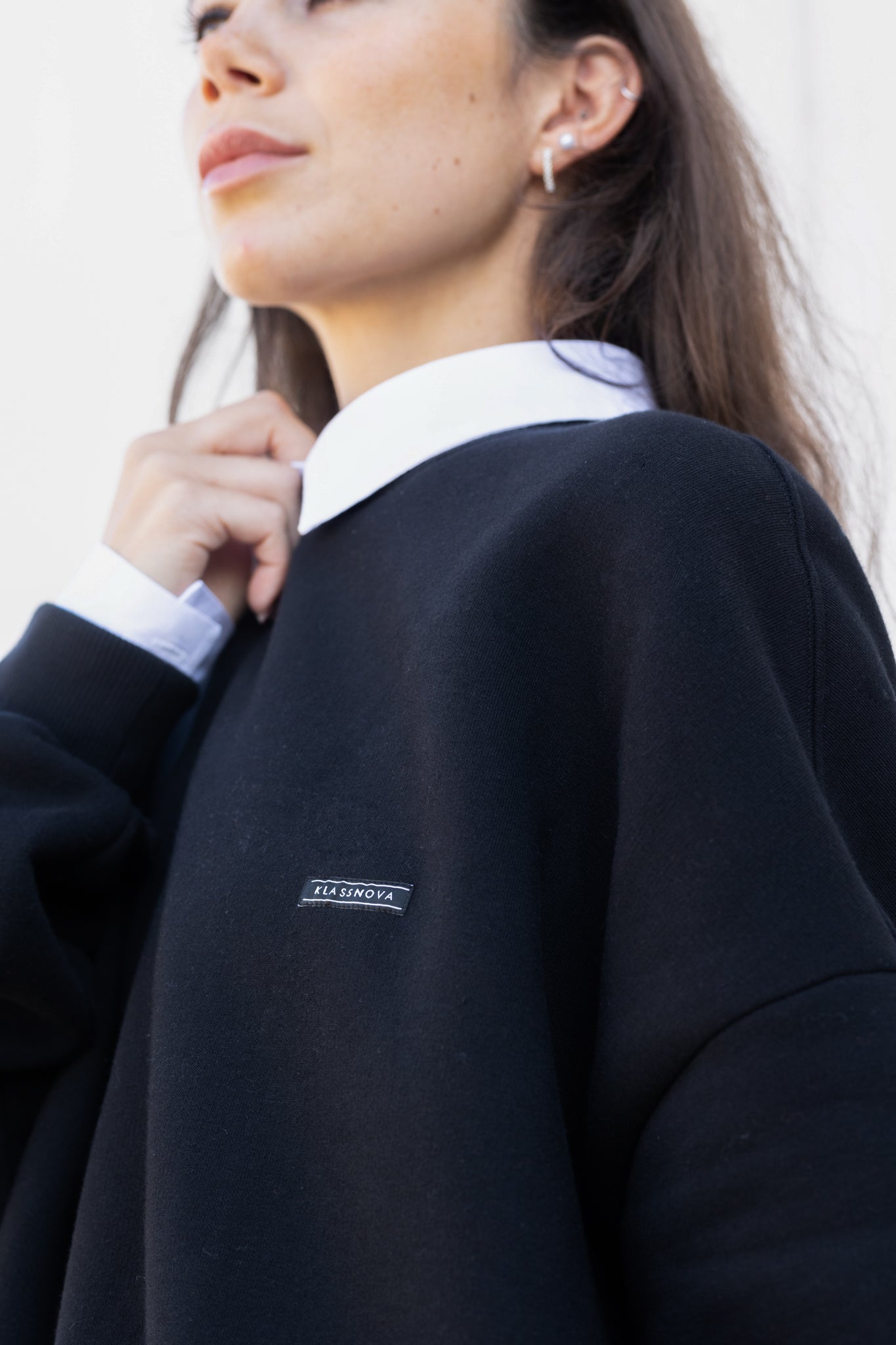 Oversized Sweatshirtkleid Backprint CONFIDENCE